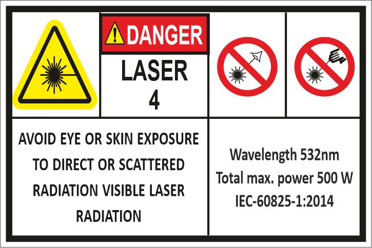 חומ"ס, חומרים מסוכנים,Danger Fiber Laser