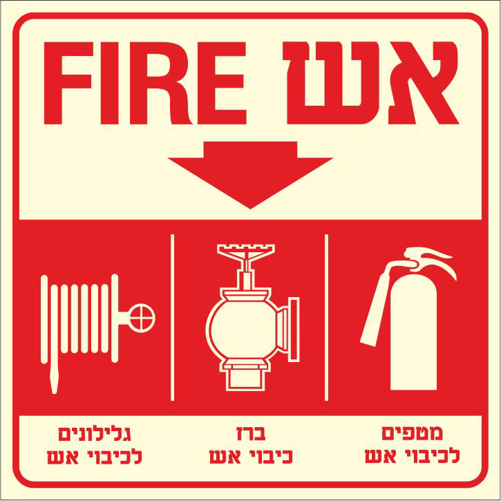 שלט פולט אור אש FIRE